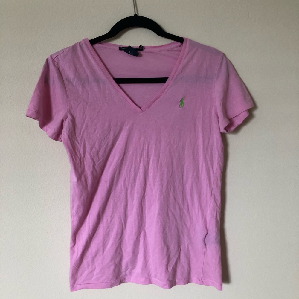ralph lauren v neck shirt